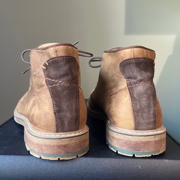 Arkbird | FZN18012 Oxford Chukka Leather Suede Low Top Boots - Picture 5 of 8